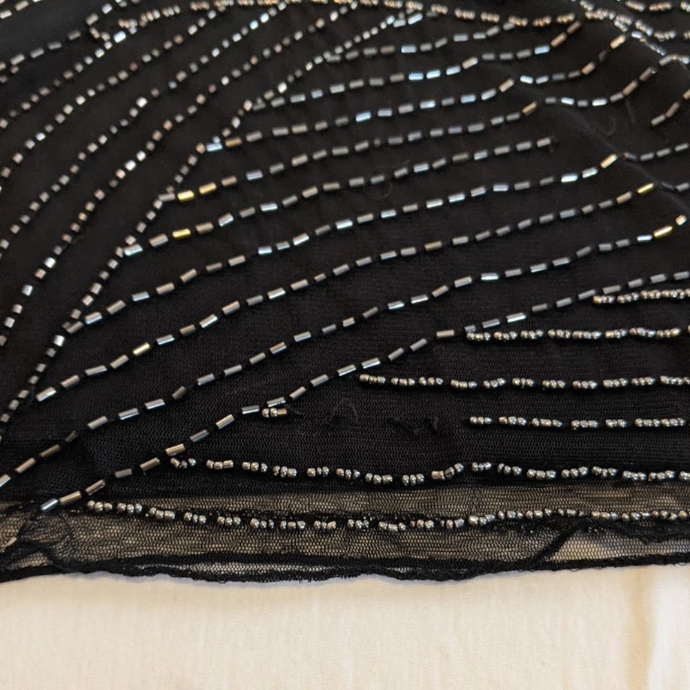 J Kara Beaded Black Dress - Picture 11 of 14